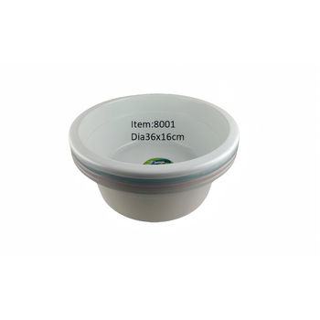 Round Plastic Basin Colour Dia36x16cm 