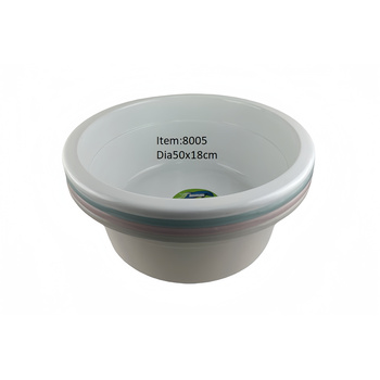 Round Plastic Basin Colour Dia50x18cm 