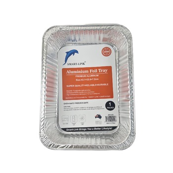 1pc Aluminium Foil Tray-Rectangular 43x32x6.8cm 