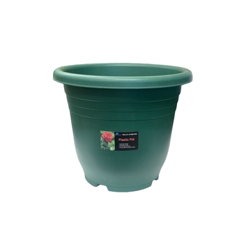 Plastic Round Flower Pot-Green Dia46x37cm 