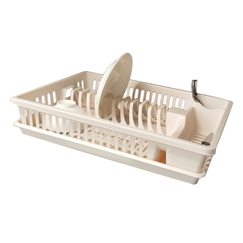 Plastic Dish Rack with Tray 47.5x35.5x9.2cm 