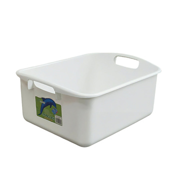 www.smartlinkhome.com.au - 10L Plastic Basin Rectangular White 37.8x29.5x15cm 