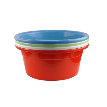 Round Plastic Basin-Mixed Colour Dia34.5x15cm