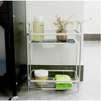 2 Tier Aluminum Multi-Purpose Shelf 29x18x36.5cm 