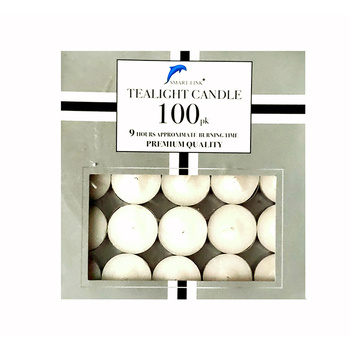 100pk Tealight Candle 9Hours 23grs