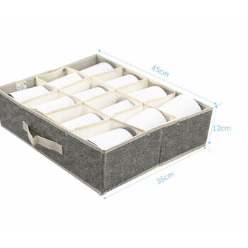 12 Compartment Storage Box 75g 45x36x12cm