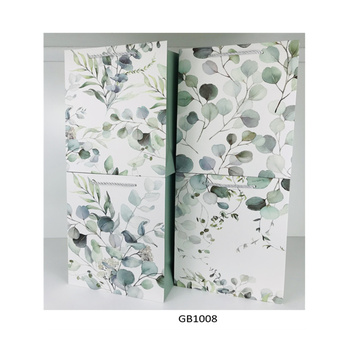 www.smartlinkhome.com.au - Multi Size Gift Bag-White Colour With Assorted Leaves Design