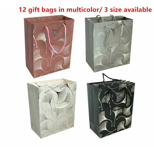 3 SIZE Paper Gift Carry Bags Party With Handles 12/240