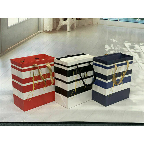 3 SIZE Paper Gift Carry Bags Party With Handles 12/240