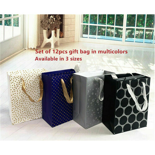 www.smartlinkhome.com.au - 3 SIZE Paper Gift Carry Bags Party With Handles 12/240