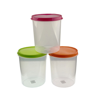 www.smartlinkhome.com.au - Plastic Round Food Storage Tub With Flexi Lid 3.4L Dia18x19.8cm