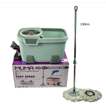 Rectangular Spinning Mop Set With Paddle V8-Purple Box 52.5x30x28cm